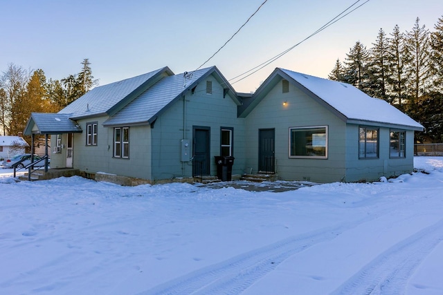 view of front of house