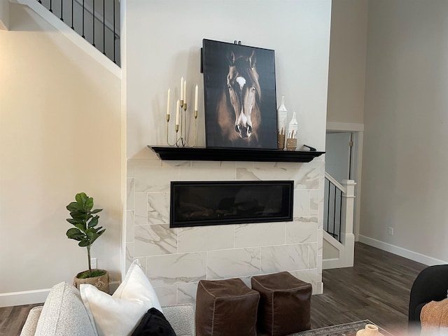 28411 N Milan Rd, Chattaroy, WA 99003 - interior details with hardwood / wood-style floors