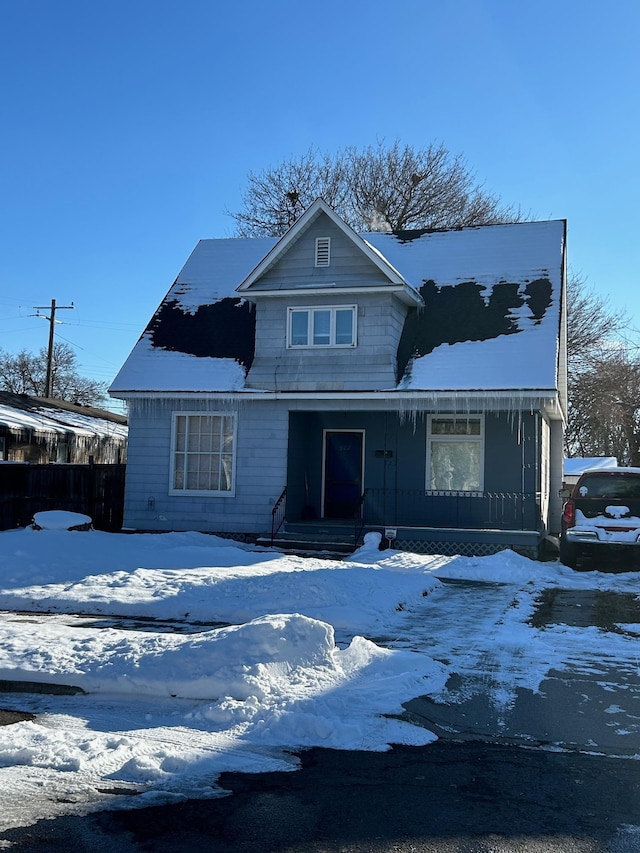 view of front of property