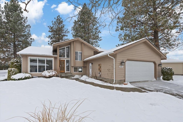 view of front of home featuring an attached garage