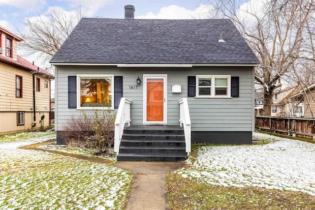 view of bungalow