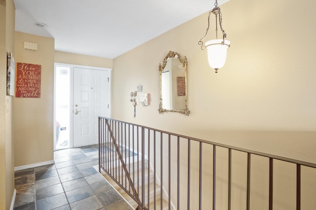 5107N Argonne Ln # 4, Spokane, WA 99212 - hall with baseboards and an upstairs landing