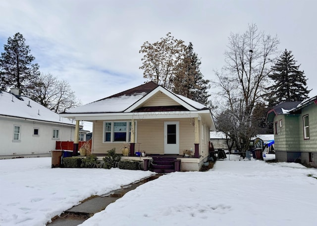 bungalow with a porch