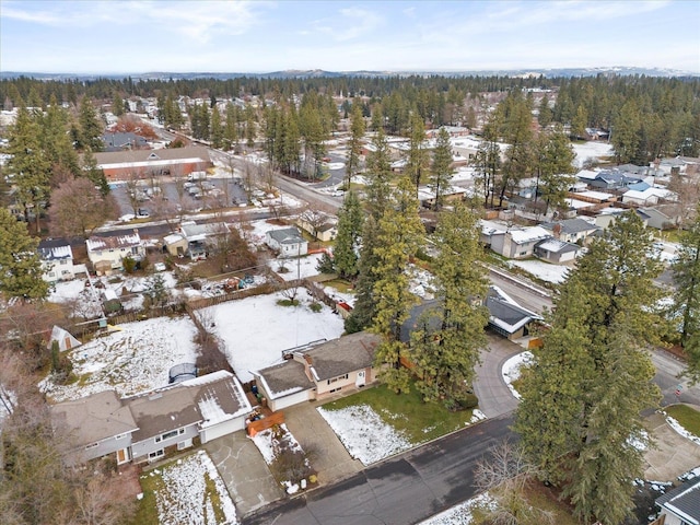 birds eye view of property featuring a residential view