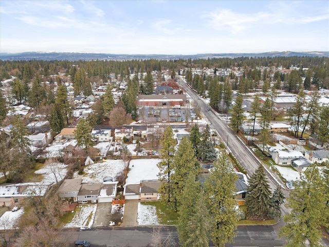 bird's eye view featuring a residential view