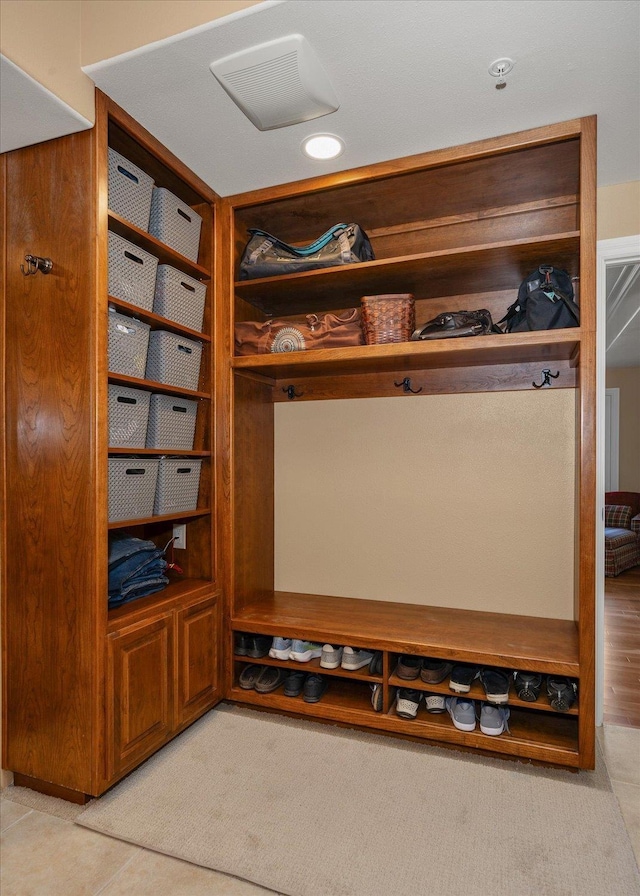 mudroom featuring visible vents