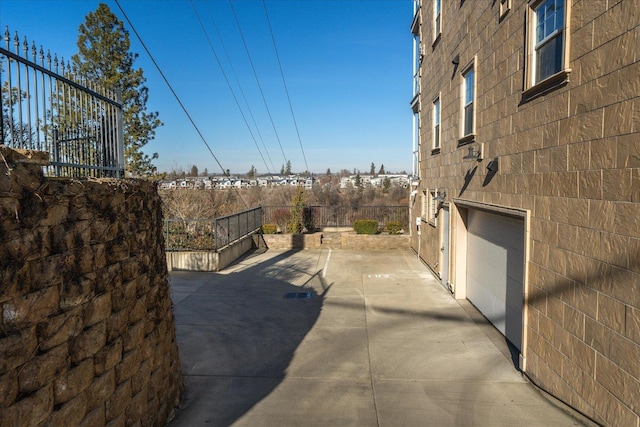 view of patio / terrace with fence