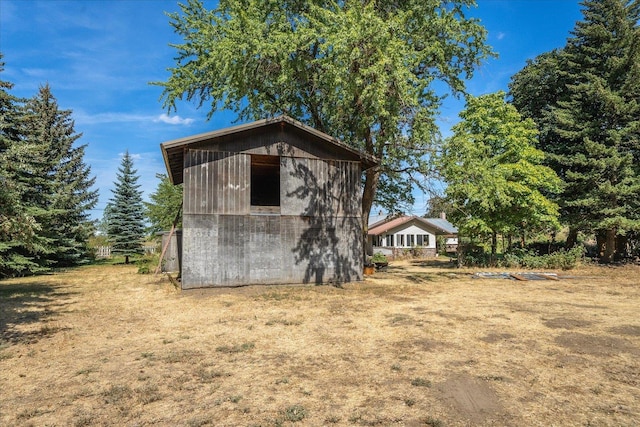 view of barn