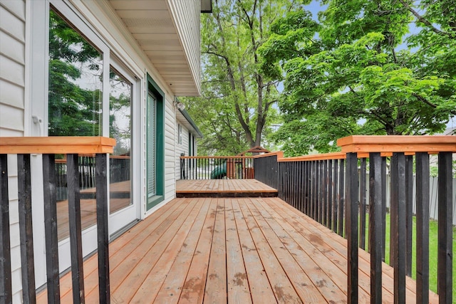 1107 E Chantel Dr, Spokane, WA 99218 - view of deck