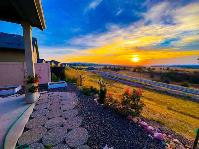 view of patio / terrace with fence