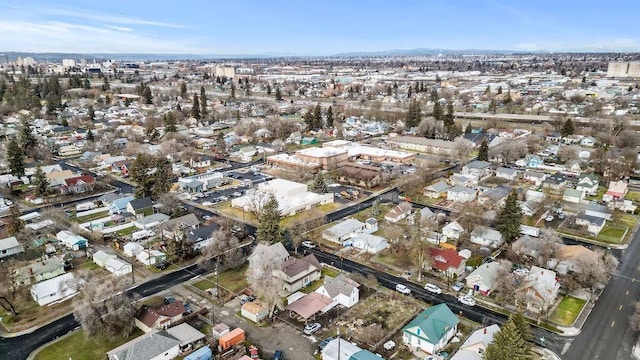 drone / aerial view featuring a residential view