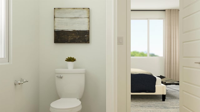 bathroom with toilet