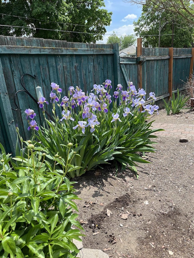 exterior space with fence