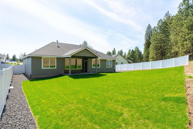 25721 N Ranchette Ct, Chattaroy, WA 99003 - view of yard with fence