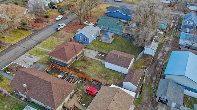 aerial view featuring a residential view