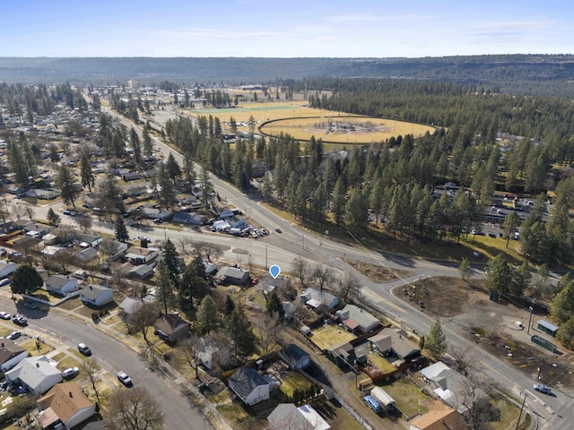 aerial view with a view of trees