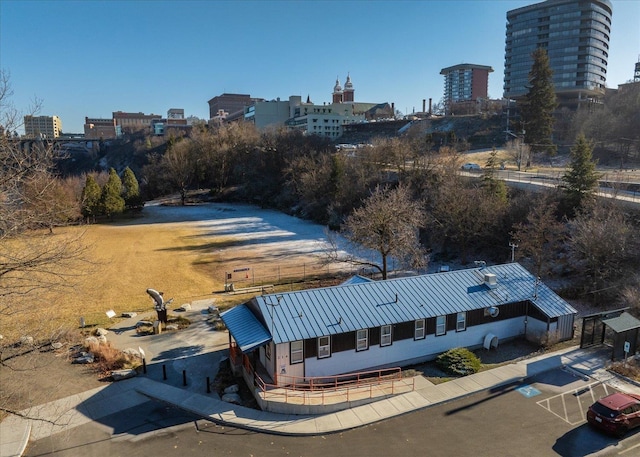 exterior space featuring a city view