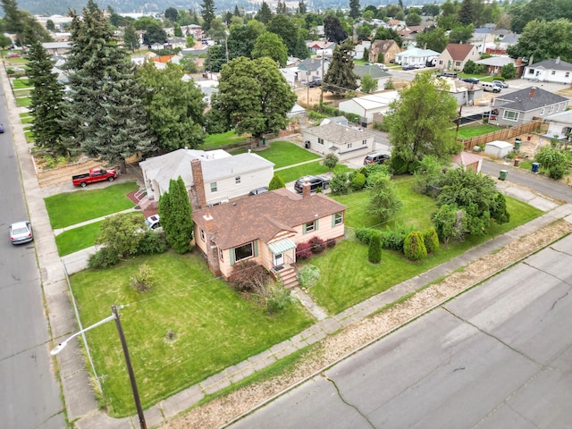 drone / aerial view featuring a residential view