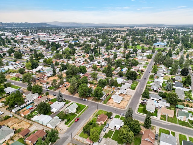 bird's eye view featuring a residential view