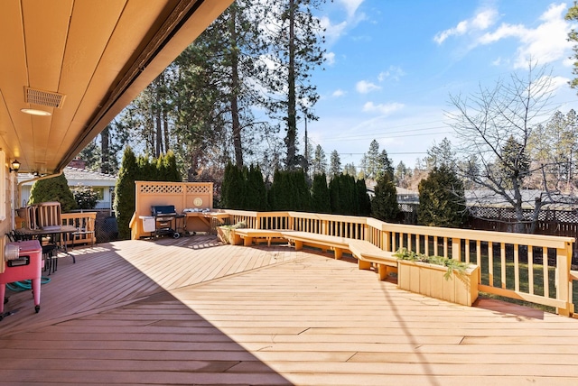 deck featuring visible vents