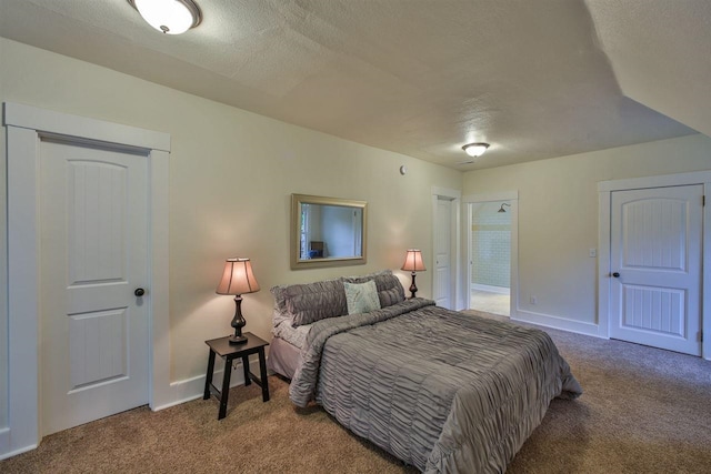 2508 S Grand Blvd, Spokane, WA 99203 - bedroom with carpet floors, a textured ceiling, and baseboards