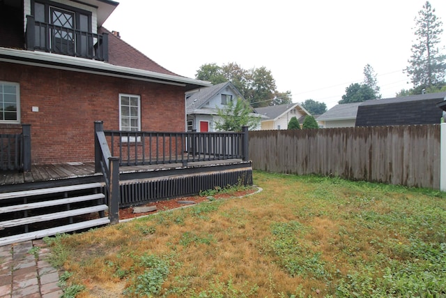 2508 S Grand Blvd, Spokane, WA 99203 - view of yard with a deck