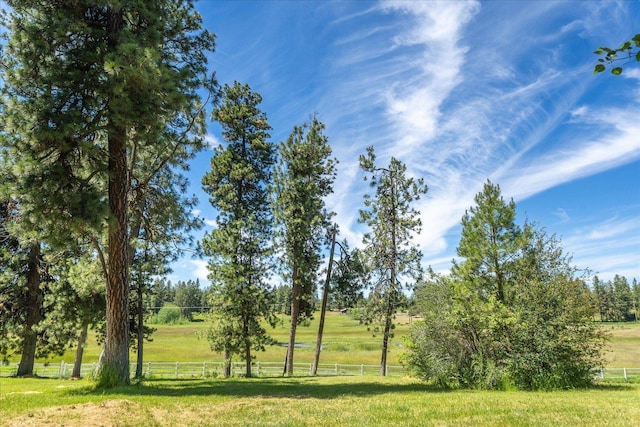 view of nature featuring a rural view