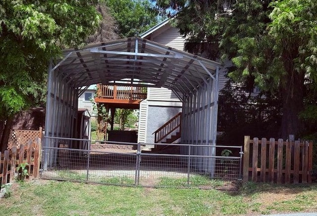 603 N Main St, Colville, WA 99114 - view of car parking with a detached carport