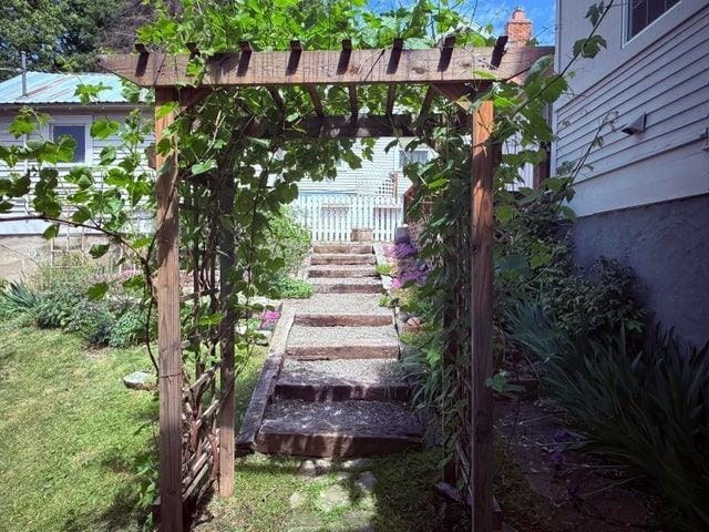 603 N Main St, Colville, WA 99114 - view of yard featuring stairs