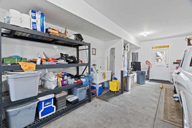 view of storage room