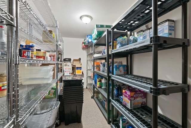 view of storage room