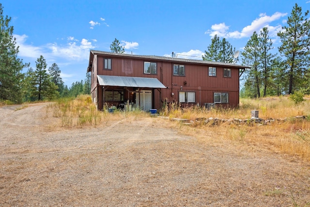 view of rustic home