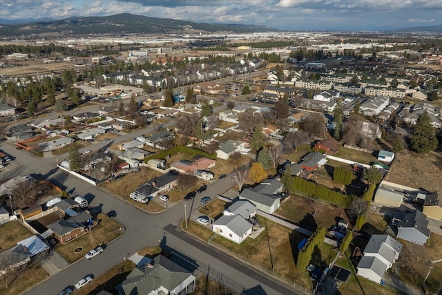 bird's eye view featuring a residential view