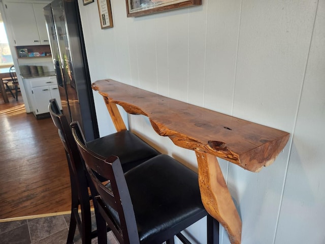 view of dining area