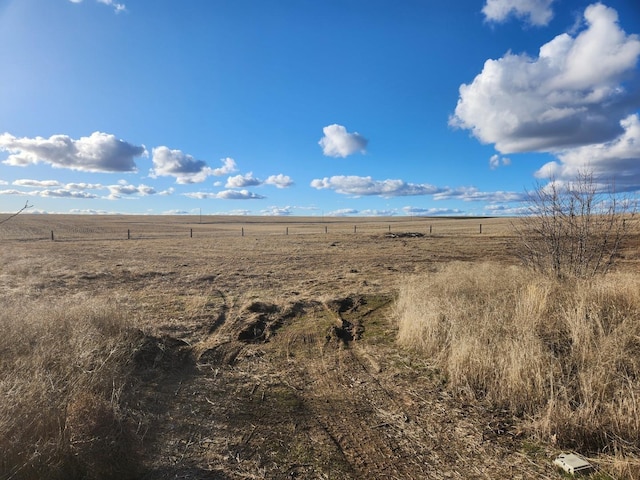 view of landscape with a rural view