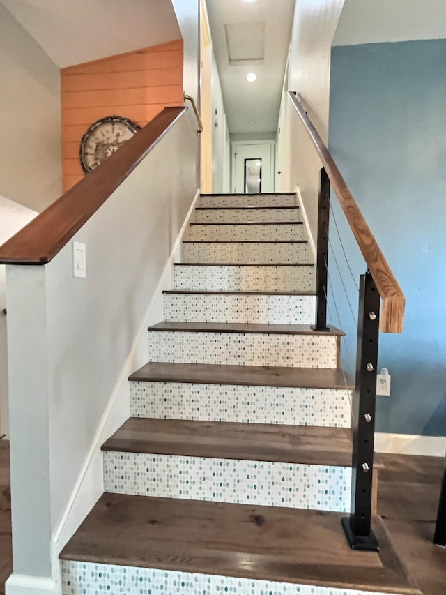 stairway with attic access