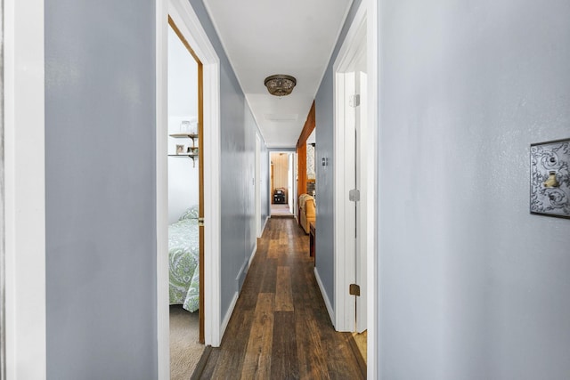 6514 N Sutherlin St, Spokane, WA 99208 - hall with dark wood-style flooring