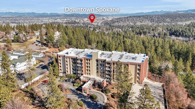 1311 S Westcliff Pl Unit 509, Spokane, WA 99224 - drone / aerial view of mountains and a forest