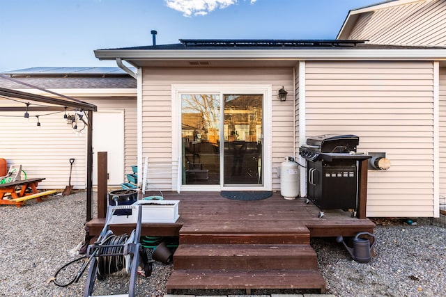 exterior space featuring grilling area