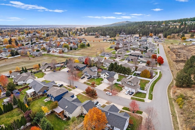 drone / aerial view featuring a residential view