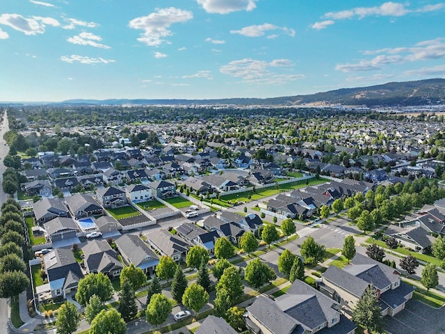 bird's eye view featuring a residential view