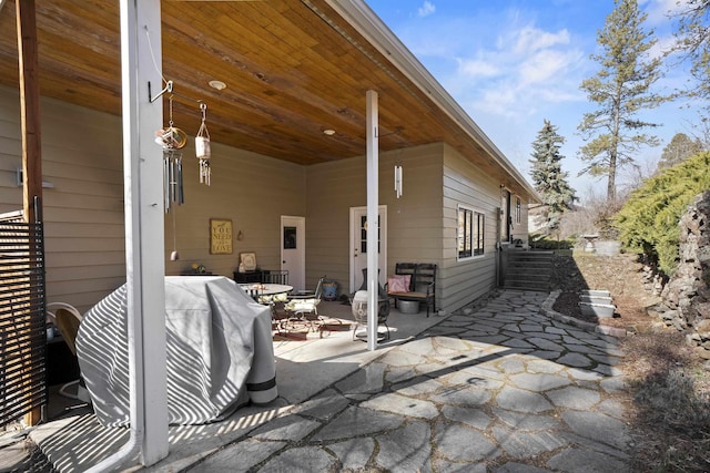 view of patio / terrace with outdoor dining area