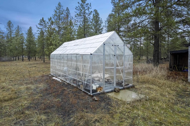 view of greenhouse