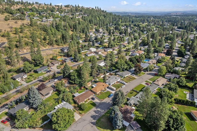 birds eye view of property featuring a residential view