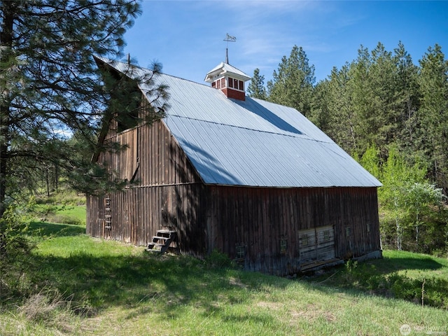 view of barn