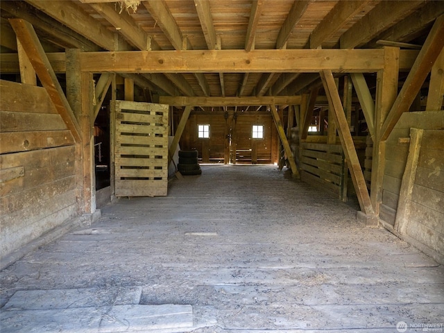 view of stable