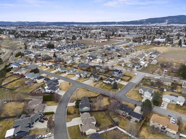 aerial view featuring a residential view