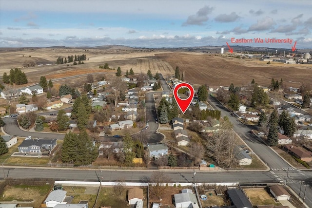 birds eye view of property featuring a residential view