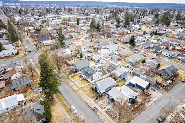 drone / aerial view featuring a residential view