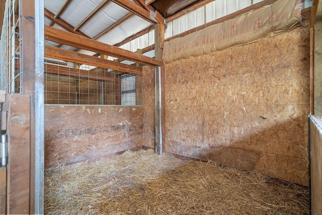 view of horse barn